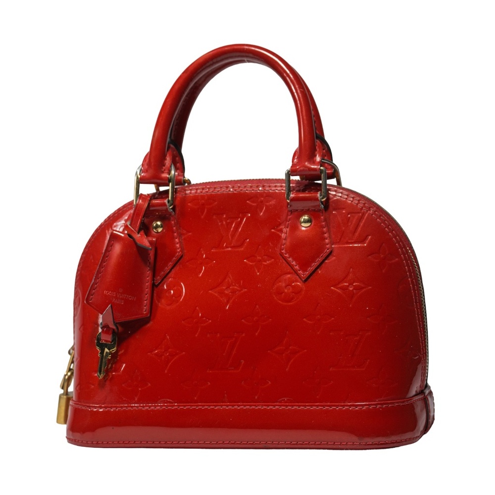 Louis Vuitton Vernis Alma BB Pomme D'Amour